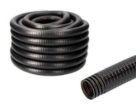 Tub Coarrugat Pvc Negre ø13mm-10mt