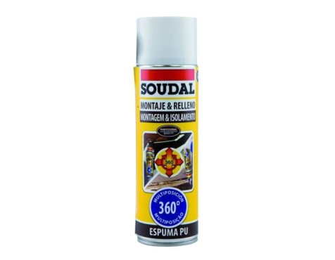 Escuma Pu Soudal 360º Multiposició