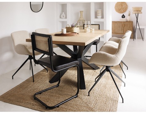 Mesa De Comedor Extensible Gia Madera
