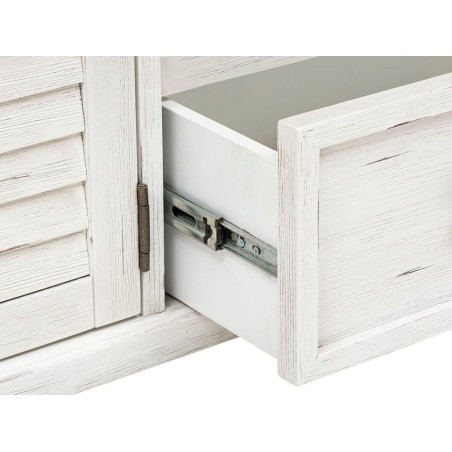 Mueble Tv Olivia Acacia Natural Y Blanco