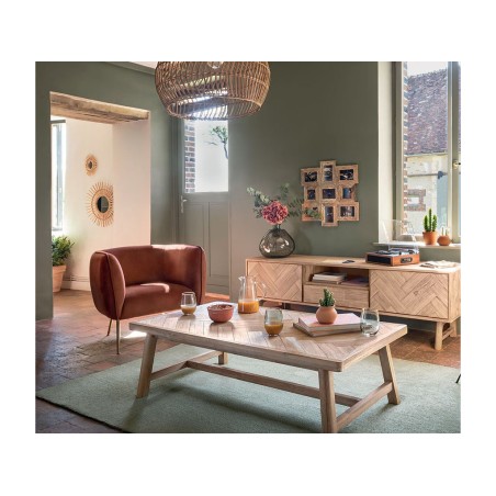 Mueble Tv Ares Acacia Natural