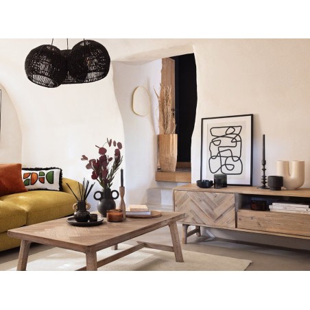 Mueble Tv Ares Acacia Natural