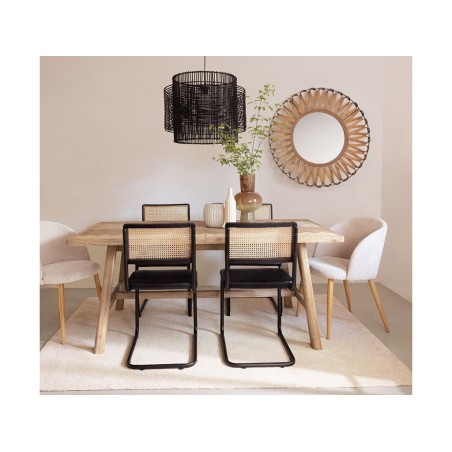 Mesa De Comedor Extensible Ares Acacia Natural