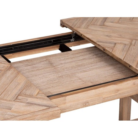 Mesa De Comedor Extensible Ares Acacia Natural