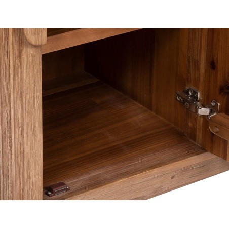 Aparador 4 Puertas Saha Acacia Natural
