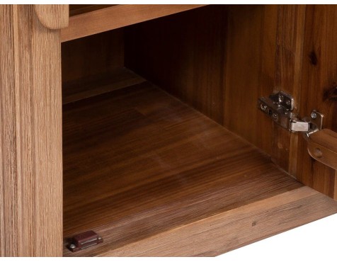 Aparador 4 Puertas Saha Acacia Natural