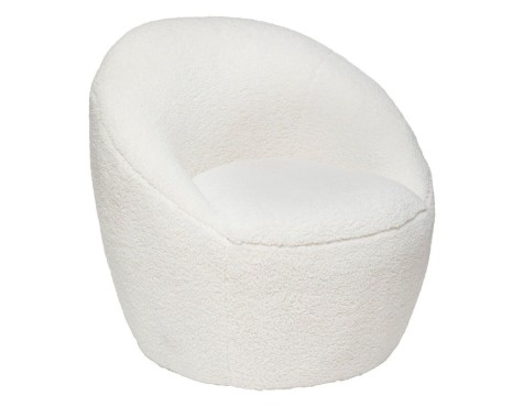 Sillón De Rizo Nala Blanco