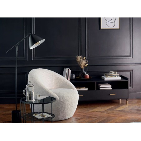 Sillón De Rizo Nala Blanco