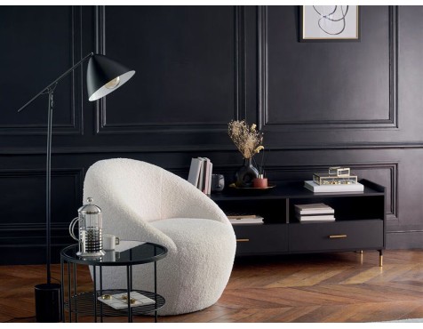 Sillón De Rizo Nala Blanco