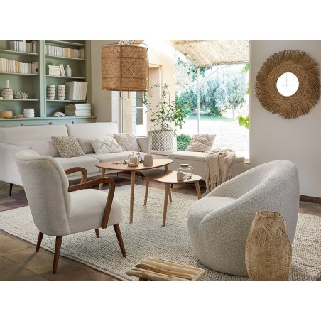 Sillón De Rizo Nala Blanco