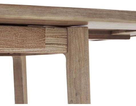 Mesa De Comedor Extensible Manila Acacia Natural