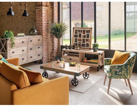 Mueble Tv Greta Madera Natural