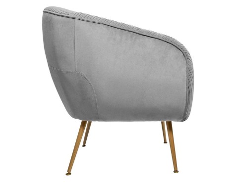 Butaca De Vellut Leif Gris