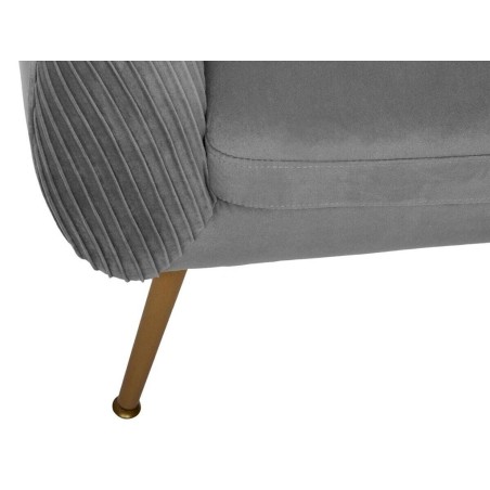 Butaca De Vellut Leif Gris