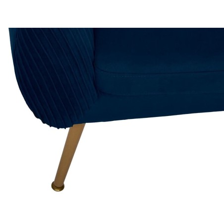 Butaca De Vellut Leif Blau