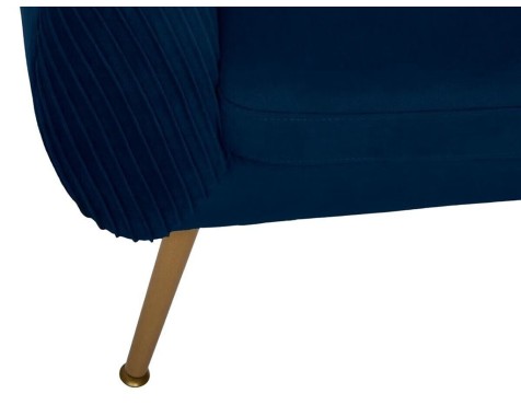 Butaca De Vellut Leif Blau