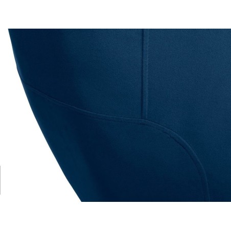 Sillón De Terciopelo Leif Azul