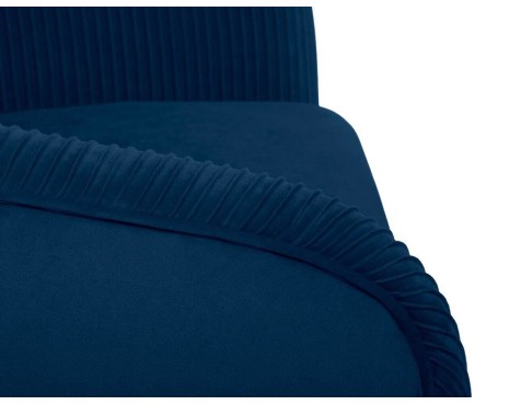 Sillón De Terciopelo Leif Azul