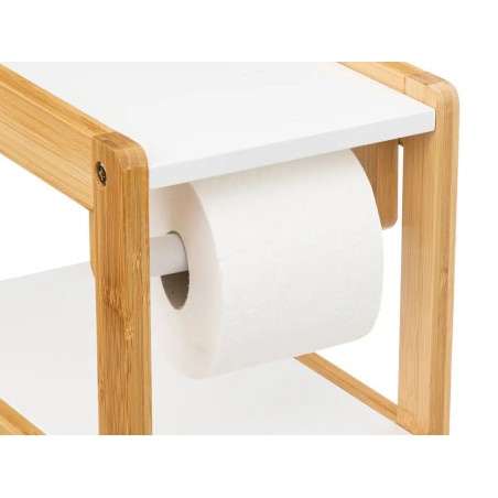 Porta-Rotlles Amb Reserva Natureo Bambú I Blanc