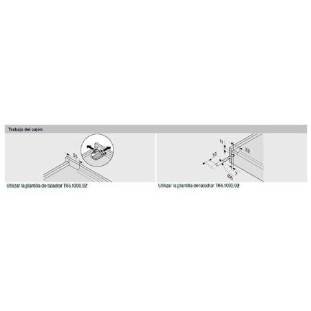 Juego Guías Tandem Tip-On 560H3000T