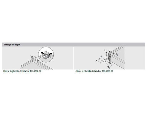 Juego Guías Tandem Tip-On 560H3000T