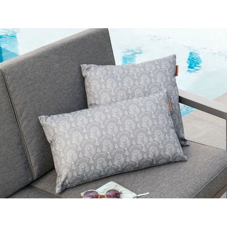 Cojín Exterior Rectangular Adiya Gris Pizarra