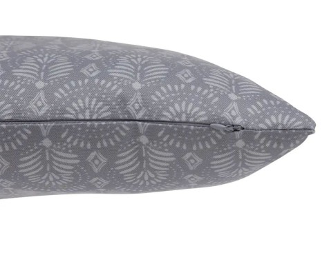 Cojín Exterior Cuadrado Adiya Gris Pizarra