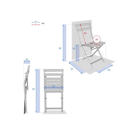 Silla Jardín Plegable Greensboro Ámbar