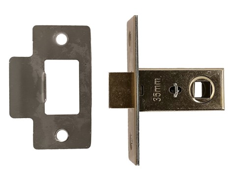 Picaporte Tubular Latonado
