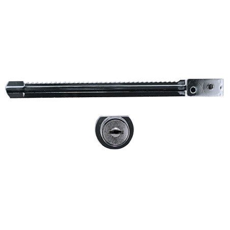 Cerradura Puerta Corredera Cristal Cromada