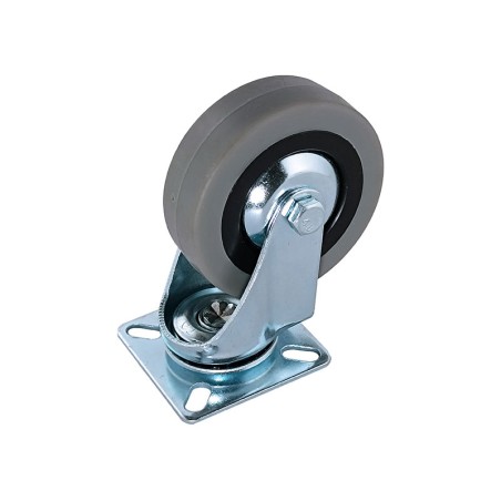 Roda Goma Gris Placa Giratòria