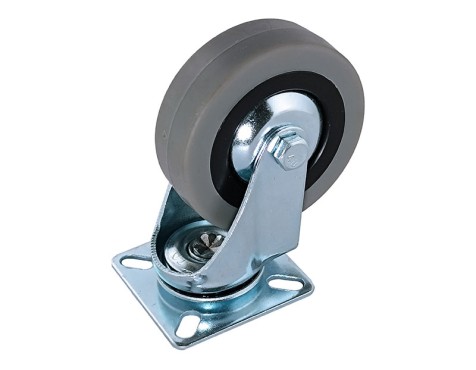 Roda Goma Gris Placa Giratòria