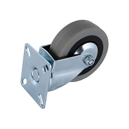 Roda Goma Gris Placa Giratòria
