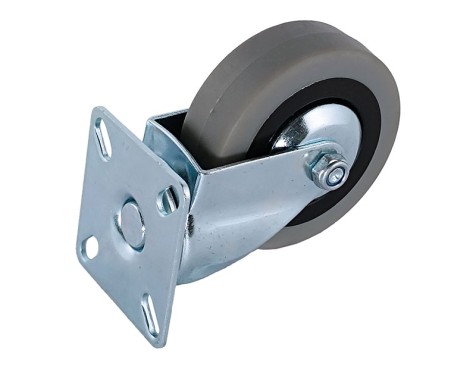 Roda Goma Gris Placa Giratòria