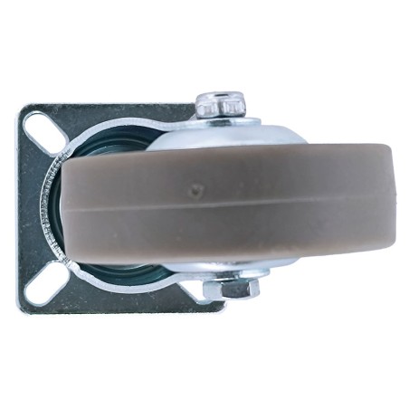 Roda Goma Gris Placa Giratòria