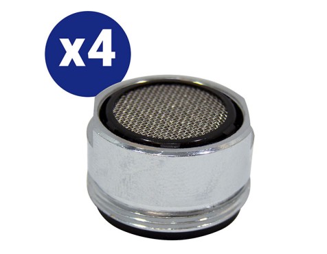 Kit 4 Atomitzadors Estalvi D'aigua Mascle Cromat
