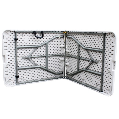 Mesa Maleta Plegable Resina Blanca