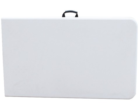 Mesa Maleta Plegable Resina Blanca