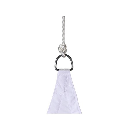 Toldo Vela Triangular Curaçao Blanco