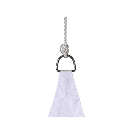 Toldo Vela Triangular Curaçao Blanco