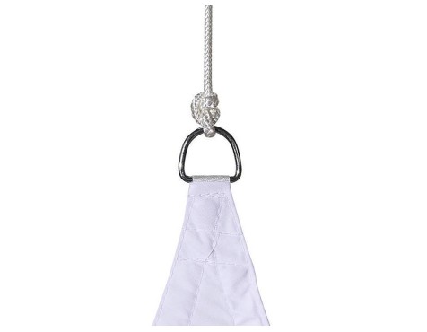 Toldo Vela Triangular Curaçao Blanco
