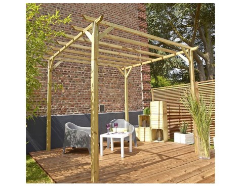 Pérgola De Madera Ancolie Autoclave