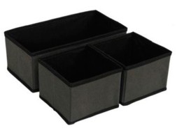 Set 3 Cajas De Tela