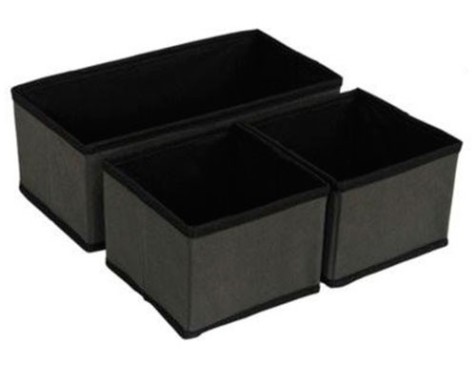 Set 3 Cajas De Tela