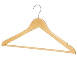 Perchas De Madera Con Gancho Giratorio (5un)