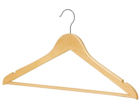 Perchas De Madera Con Gancho Giratorio (5un)