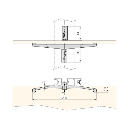 Soporte Estante Cristal Zero