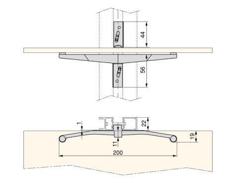Soporte Estante Cristal Zero