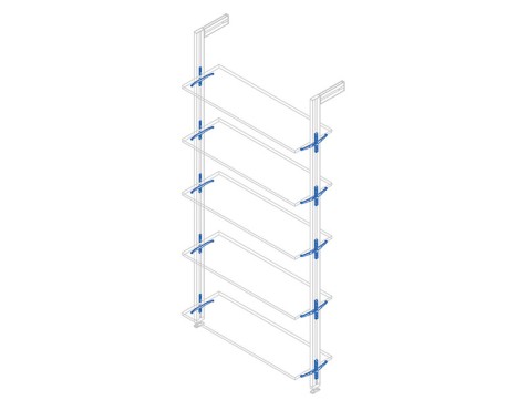 Soporte Estante Cristal Zero