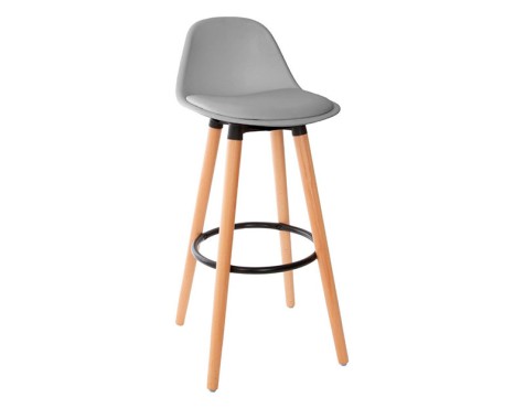 Taburete Alto Cocina Maxon Gris